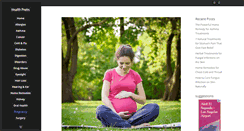 Desktop Screenshot of pregnancy.healthprobs.com