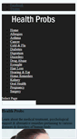 Mobile Screenshot of healthprobs.com