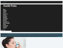 Tablet Screenshot of healthprobs.com